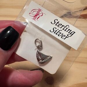 Sterling Silver Sailboat Charm